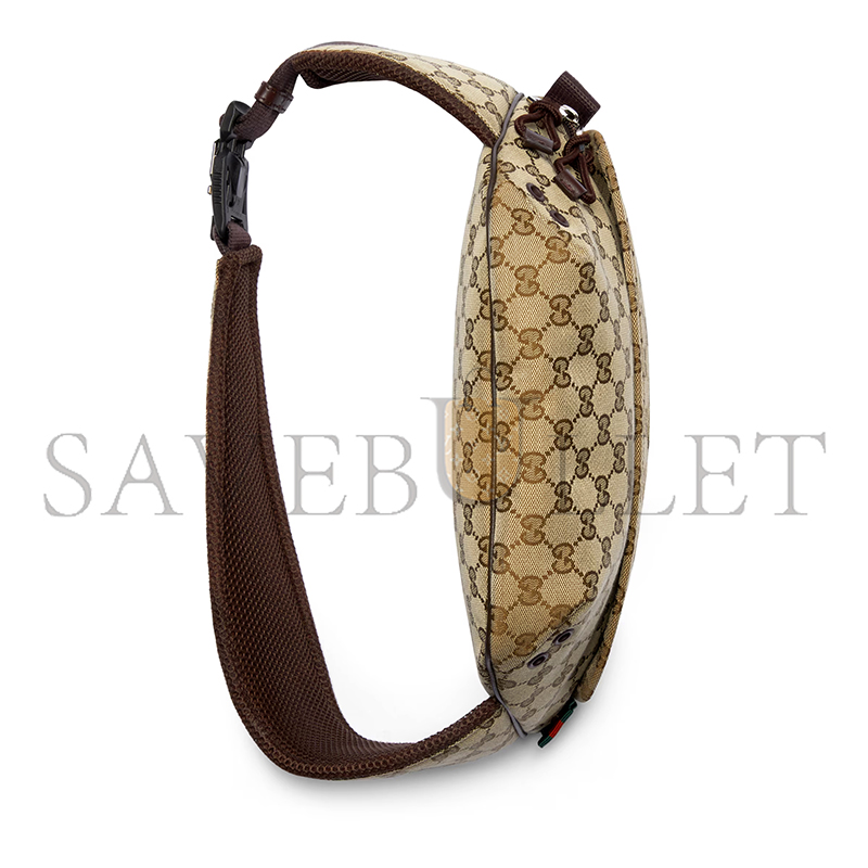 G*u*i gg canvas large belt bag 804262 (32*17*5cm)